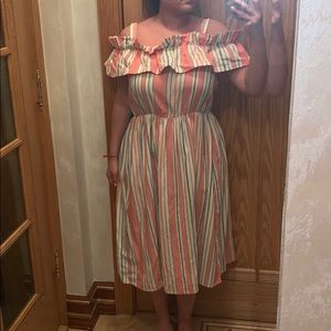 Off the shoulder summer dress